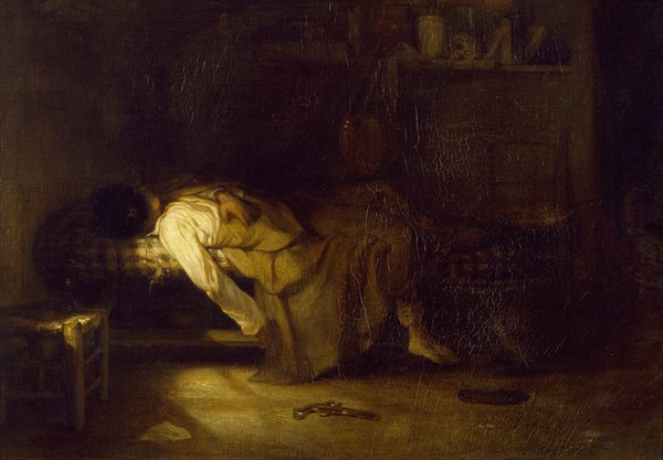 The Suicide, c1836. Creator: Alexandre Gabriel Descamps.