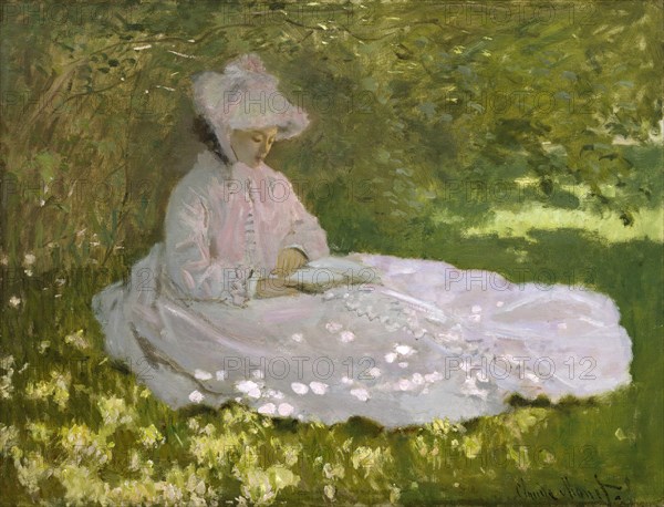 Springtime, 1872. Creator: Claude Monet.