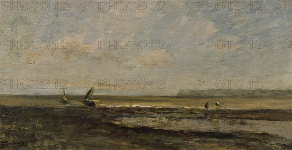 Beach Scene, after 1854. Creator: Charles Francois Daubigny.