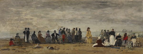 Trouville, 1871. Creator: Eugene Louis Boudin.