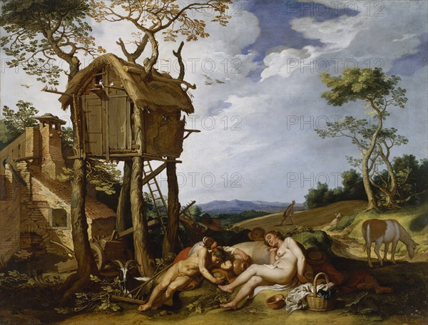 Parable of the Wheat and the Tares, 1624. Creator: Abraham Bloemaert.