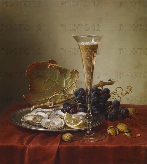 Still Life, 1859. Creator: Johann Wilhelm Preyer.