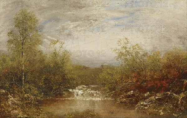 Landscape With Cascades, 1860-1919. Creator: Ralph Blakelock.