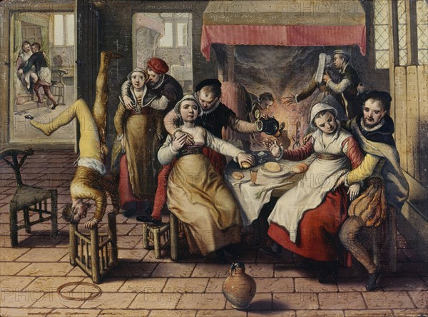 Brothel, 1562. Creator: Joachim Beuckelaer.