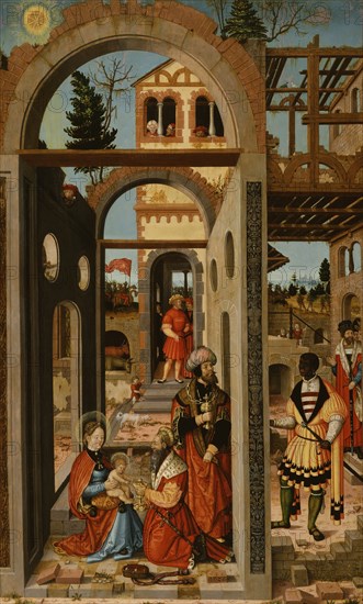 Adoration of the Three Kings, 1526. Creator: Wilhelm Stetter.