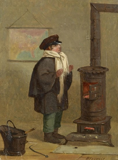 Cold Fingers, c1865. Creator: Charles Felix Blauvelt.