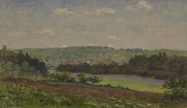 Landscape [at Georgetown], 1892. Creator: Richard Gruelle.