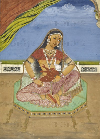 Parvati Nursing Ganesha, 19th century. Creator: Unknown.