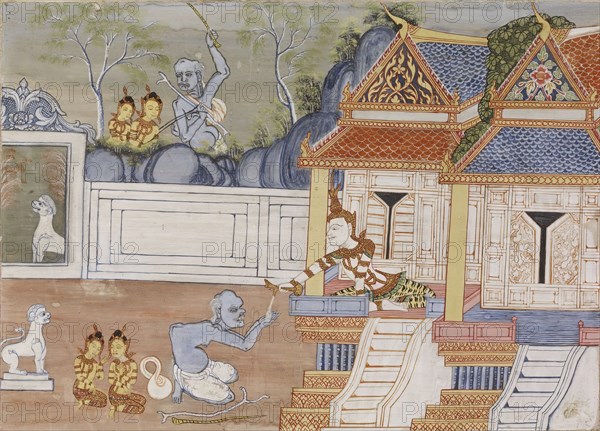 Vessantara Jataka, Chapter 8 (The Royal Children), 1920-1940. Creator: Unknown.