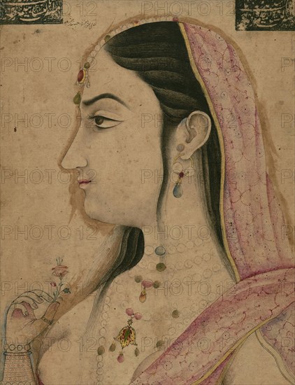 Portrait of Lal Kunwar, 12th century AH/AD 18th century. Creator: Unknown.