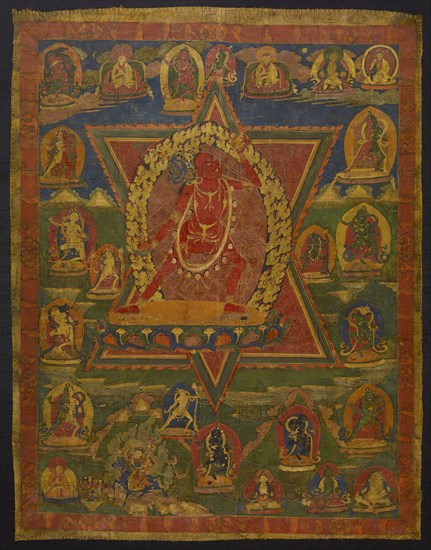 Vajrayogini as Naro Dakini, 18th century. Creator: Unknown.