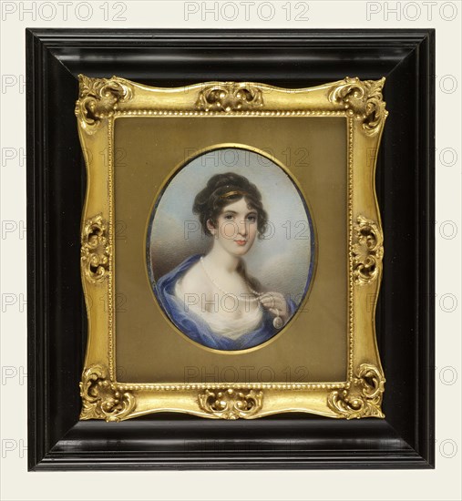 Portrait of a lady, c1815.  Creator: Charles Fraser.