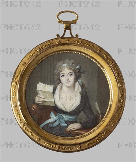 Mademoiselle de Montbrizon, 1795. Creator: Francois Dumont.