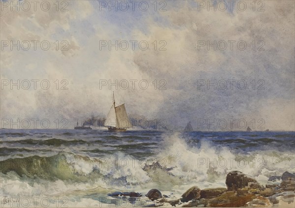 Coastal Scene, 2nd half 19th century. Creator: Alfred Thompson Bricher.