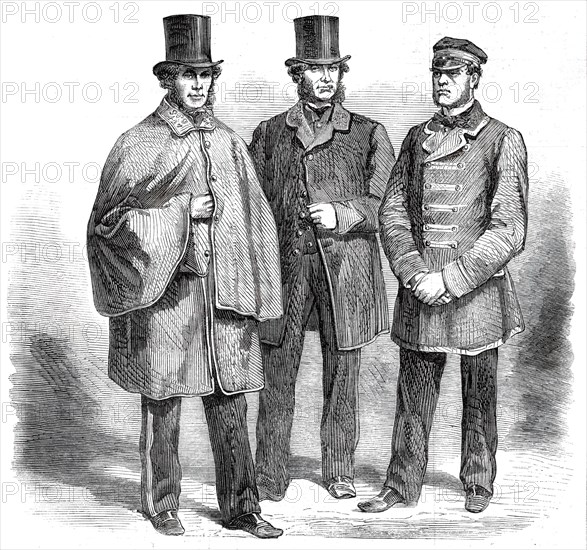 New uniform for the letter-carriers, mail-guards, and drivers, in the employ of the..., 1860. Creator: Unknown.