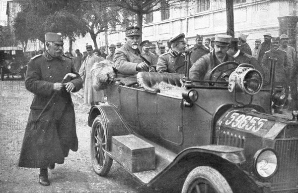 'La prise de Monastir ; Le general francais Le Blois et la general russe Didericks arrivant a Monast Creator: Unknown.