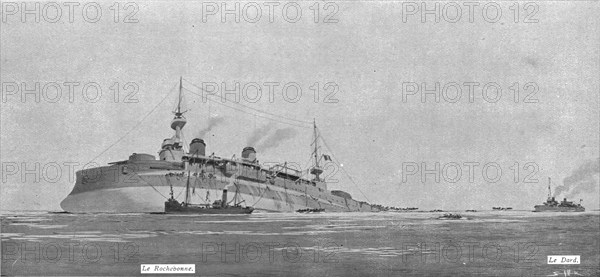 'Quelques drames sur mer; le 27 decembre 1916, a 8 heures 52 du matin, le cruisse francais `Gaulois` Creator: Unknown.