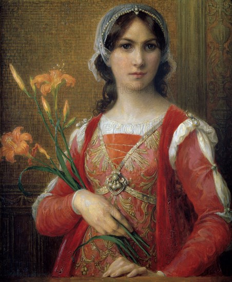 Presumed portrait of Beatrice Portinari, late 19th/20th century