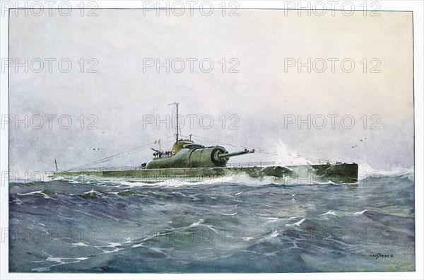 French submarine 'Surcouf', 20th century