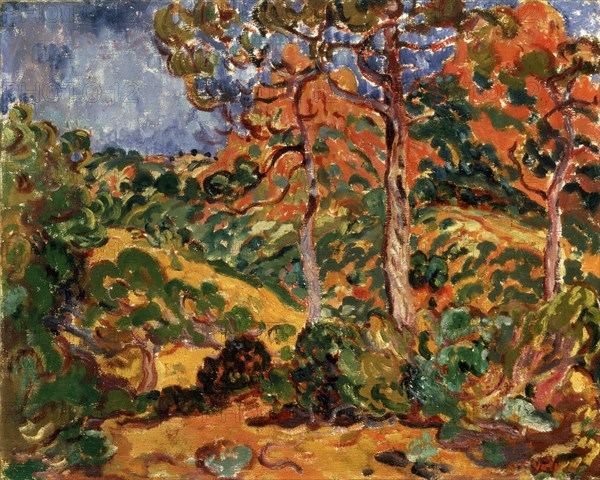 'Sunlight Under the Trees', 1908-1909