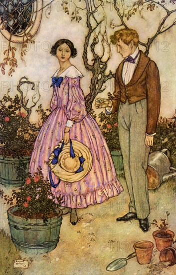 An illustration by Edmond Dulac