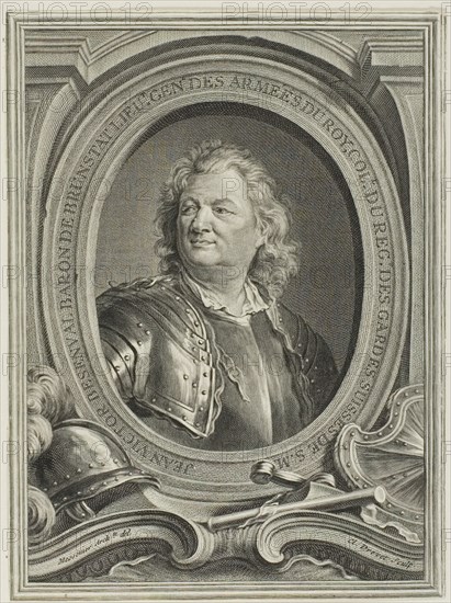 Portrait of Jean-Victor, Baron de Besenval, n.d. Creator: Claude Drevet.