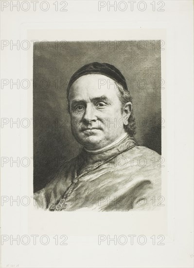 Monsignor Pie, Bishop of Poitiers, 1879. Creator: Claude Ferdinand Gaillard.