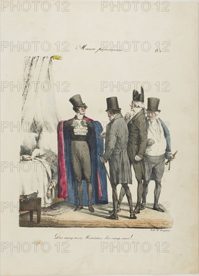 The Leeches, Messieurs, the Leeches!, c. 1825. Creator: Edme Jean Pigal.