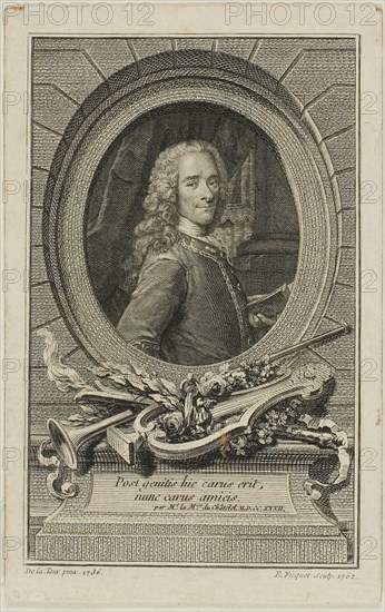 Voltaire, 1762. Creator: Etienne Ficquet.