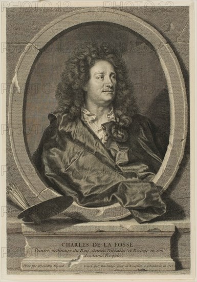 Charles de La Fosse, 1707. Creator: Gaspard Duchange.