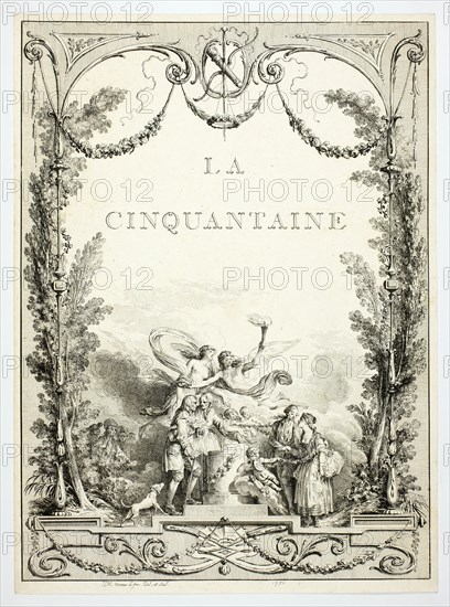 The Fifty, 1771. Creator: Jean-Michel Moreau.