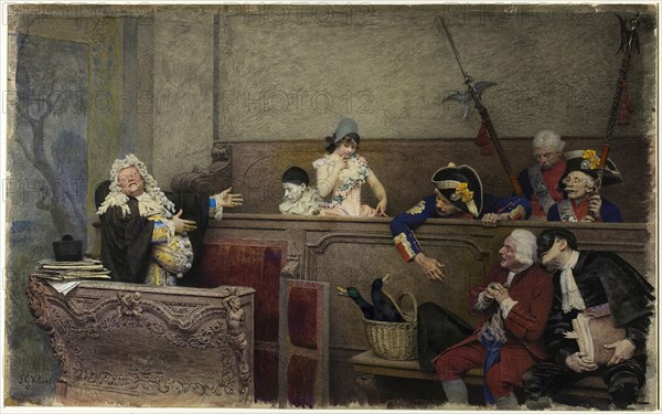 Trial of Pierrot, n.d. Creator: Jehan Georges Vibert.