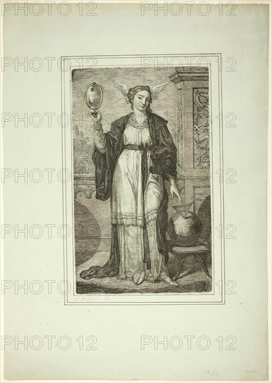 Female Personification of Science, 1776. Creator: Joseph Fratrel.