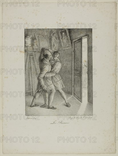 The Men from Rheims, 1819. Creator: Louis Hersent.