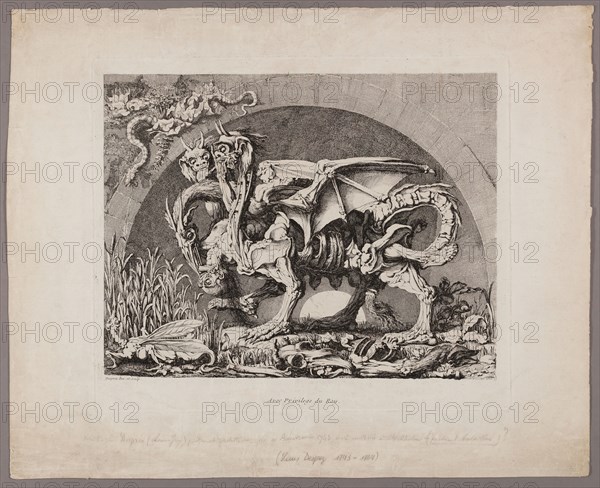 The Chimera, 1771. Creator: Louis Jean Desprez.