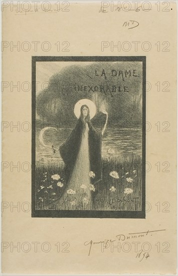 The Inexorable Woman, 1894. Creator: Maurice Dumont.