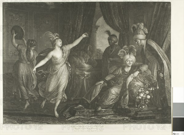 The Amusement of the Sultan, 1786. Creator: Michel-Honore Bounieu.