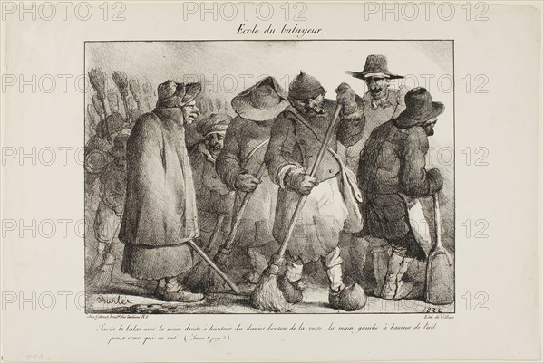 School for Street-Sweepers, 1822. Creator: Nicolas-Toussaint Charlet.
