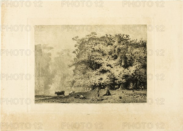 Near Fontainebleau, 1866. Creator: Paul Huet.