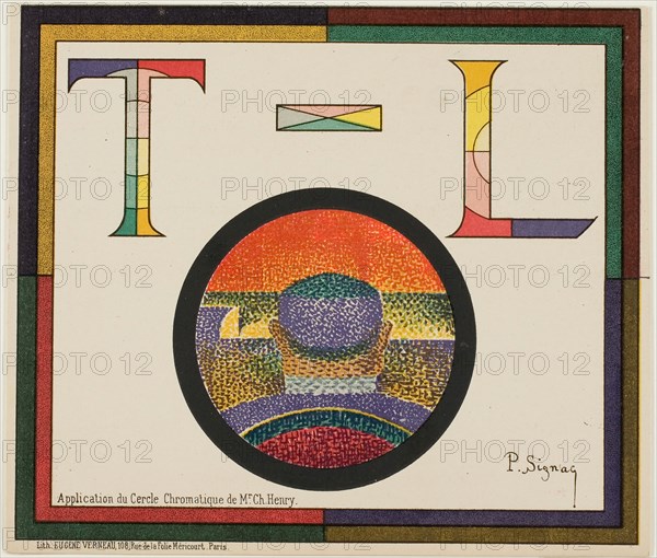 Chromatic Circle, 1888. Creator: Paul Signac.