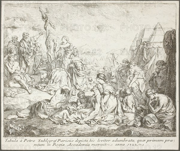 The Brazen Serpent of Moses, 1727. Creator: Pierre Subleyras.