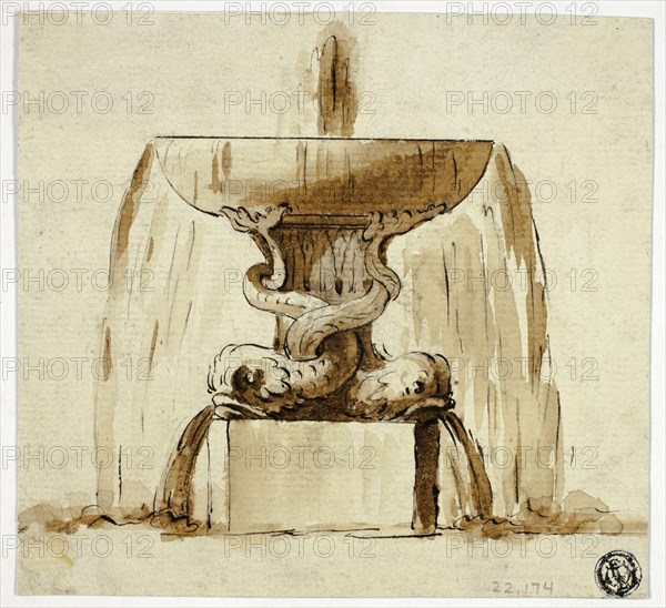 Fountain, 1826-1876. Creator: Théophile Fragonard.