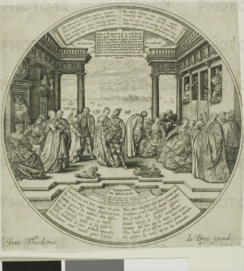 The Venetian Wedding, 1585/1600. Creator: Johann Theodor de Bry.