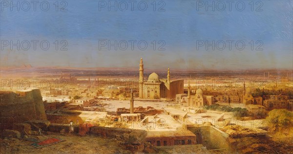 View of Cairo, 1853-1854. Creator: Bernhard Fiedler.