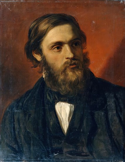 Hofrat Burian, 1852. Creator: Carl Rahl.