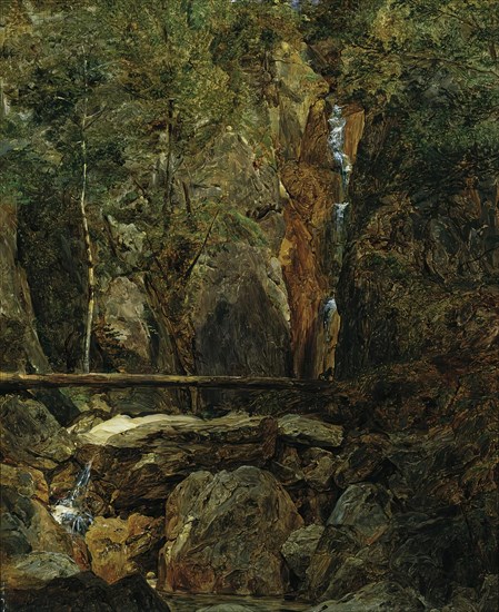 The Rettenbachwildnis near Ischl, 1832. Creator: Ferdinand Georg Waldmuller.