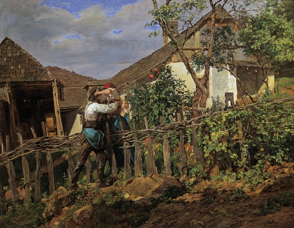 Neighbors, 1859. Creator: Ferdinand Georg Waldmuller.