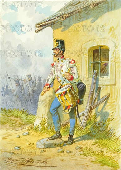 Soldier, undated. Creator: Franz Gerasch.