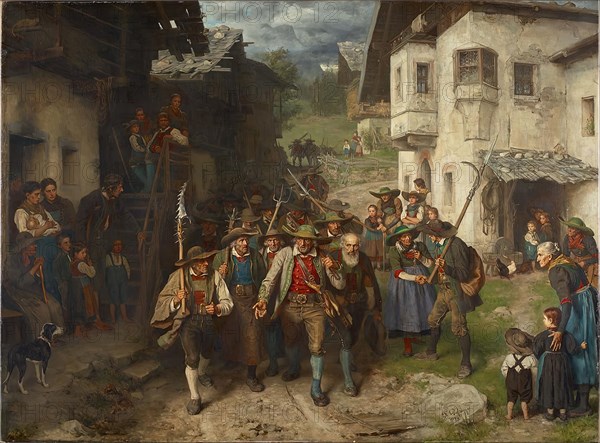 The Last Bid, 1874. Creator: Franz von Defregger.