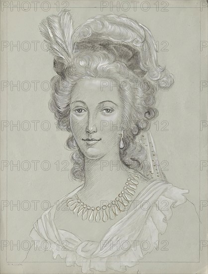 Queen Marie Antoinette, undated. (c1900s) Creator: Franz von Matsch.